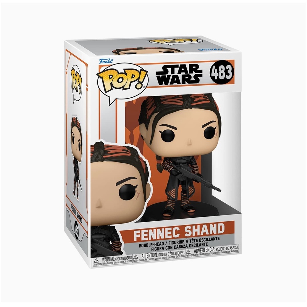 New Funko Pop! Star Wars: The Mandalorian - Fennec Shand Vinyl Bobblehead #483